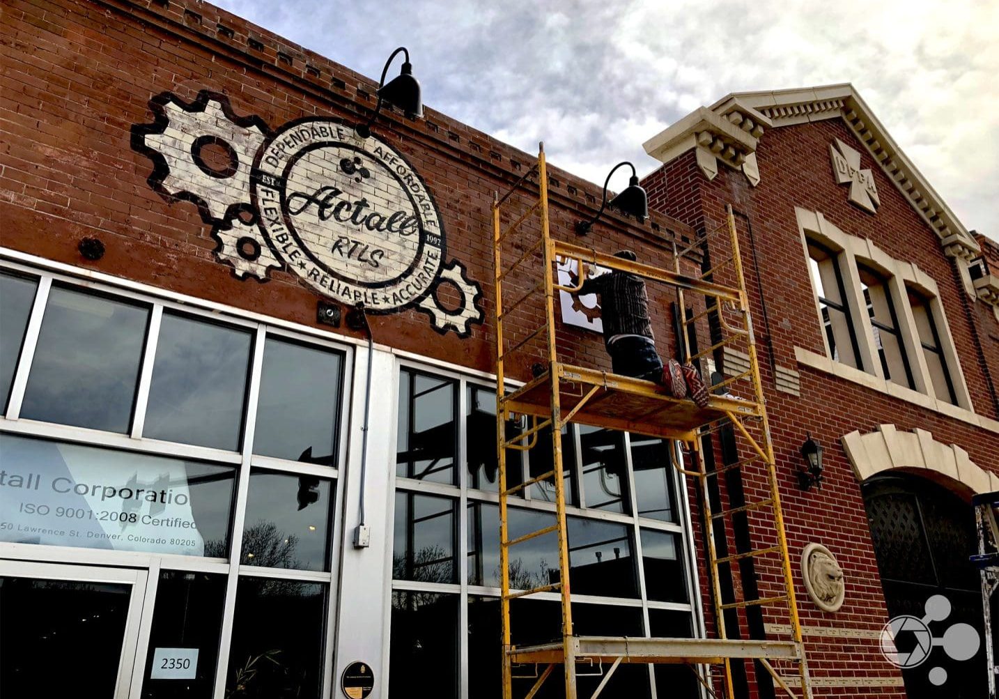 April | 25 | 2018
Hand-painted signage for our new building